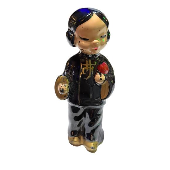 Other - Vintage Geisha Girl Nodder Doll Japan Collectible Whimsical Ceramic Figure